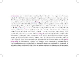 Text zu den Sehnomaten von Kunst und Entfaltung Doris Scharfetter-Vogelsberger